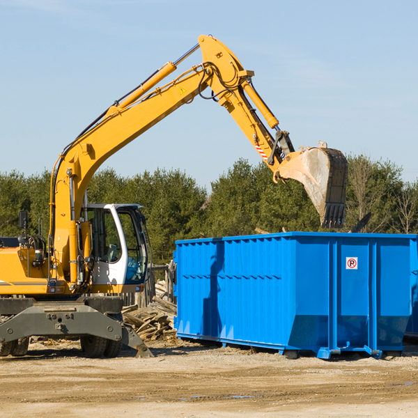 can i choose the location where the residential dumpster will be placed in Langley